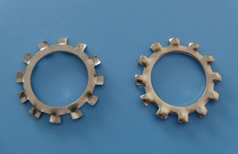 2外锯齿锁紧垫圈/止动垫圈/带齿垫片 外多齿