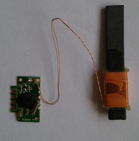 dl8196  中国码电波钟接收模块,68.5khz,7*8*60mm高性能