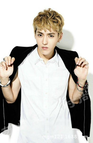 exo 吴亦凡kris 三色珠手链