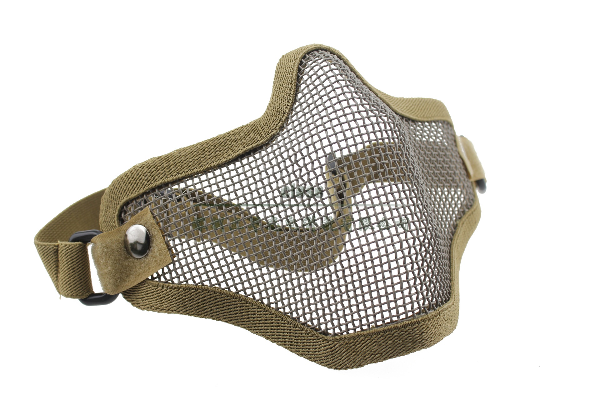 户外防身用品 半脸钢丝护具 野战防护面具 运动面罩军迷装备