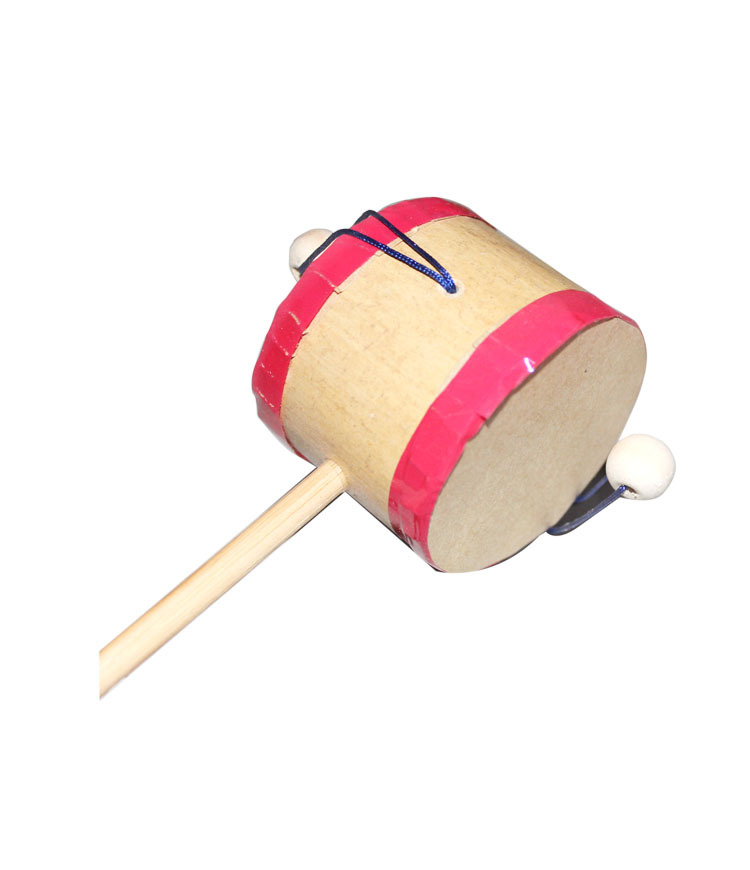 儿童系列竹制diy玩具手摇鼓开发孩子智力和动手能力 孩子更加聪明