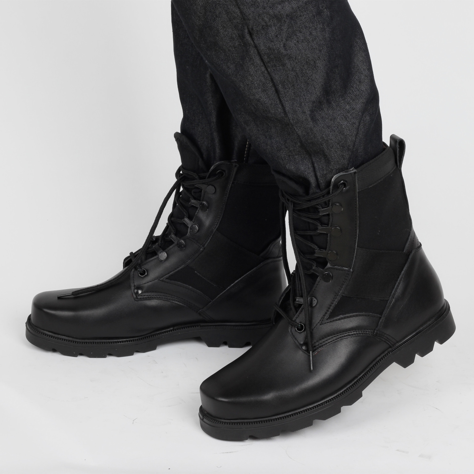 批发制式07式双密度作战靴 smd战术军靴 男士防火防刺防燃靴军靴