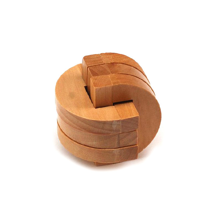 成人木制益智玩具 古典玩具 孔明锁 鲁班锁 环环相扣