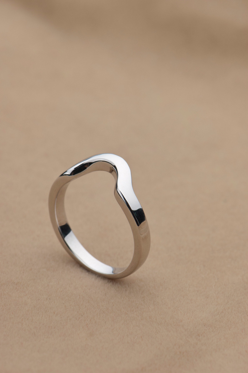 电镀白金戒指 电镀pt戒指 电镀铂金戒指 镀白金戒指 品牌戒指定制