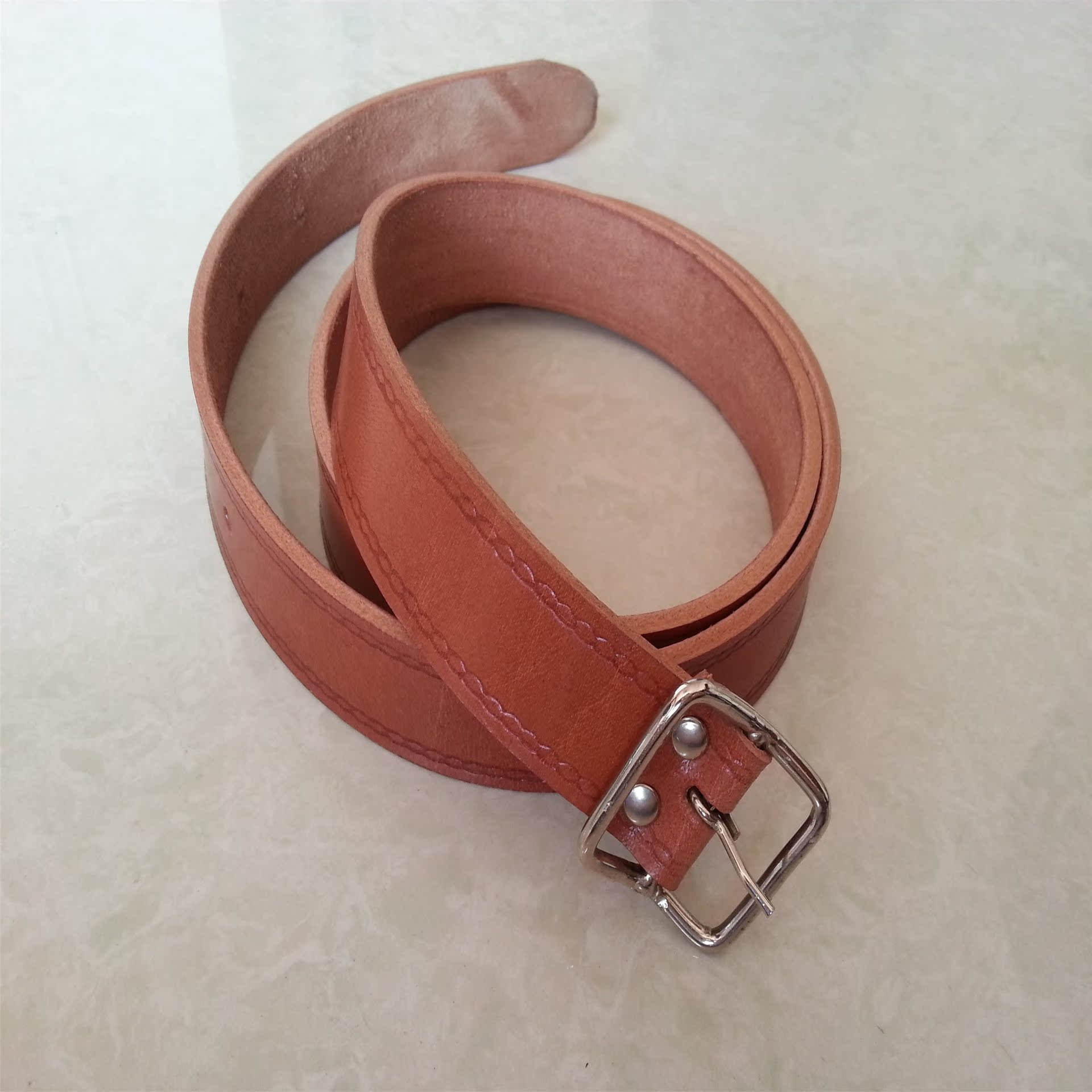 供应电工皮带加长皮带牛皮男士腰带牛皮电工腰带牛皮皮带批发