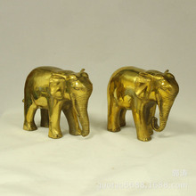 铜大象摆件一对铜象摆设风水家居饰品金属工艺品生产批发