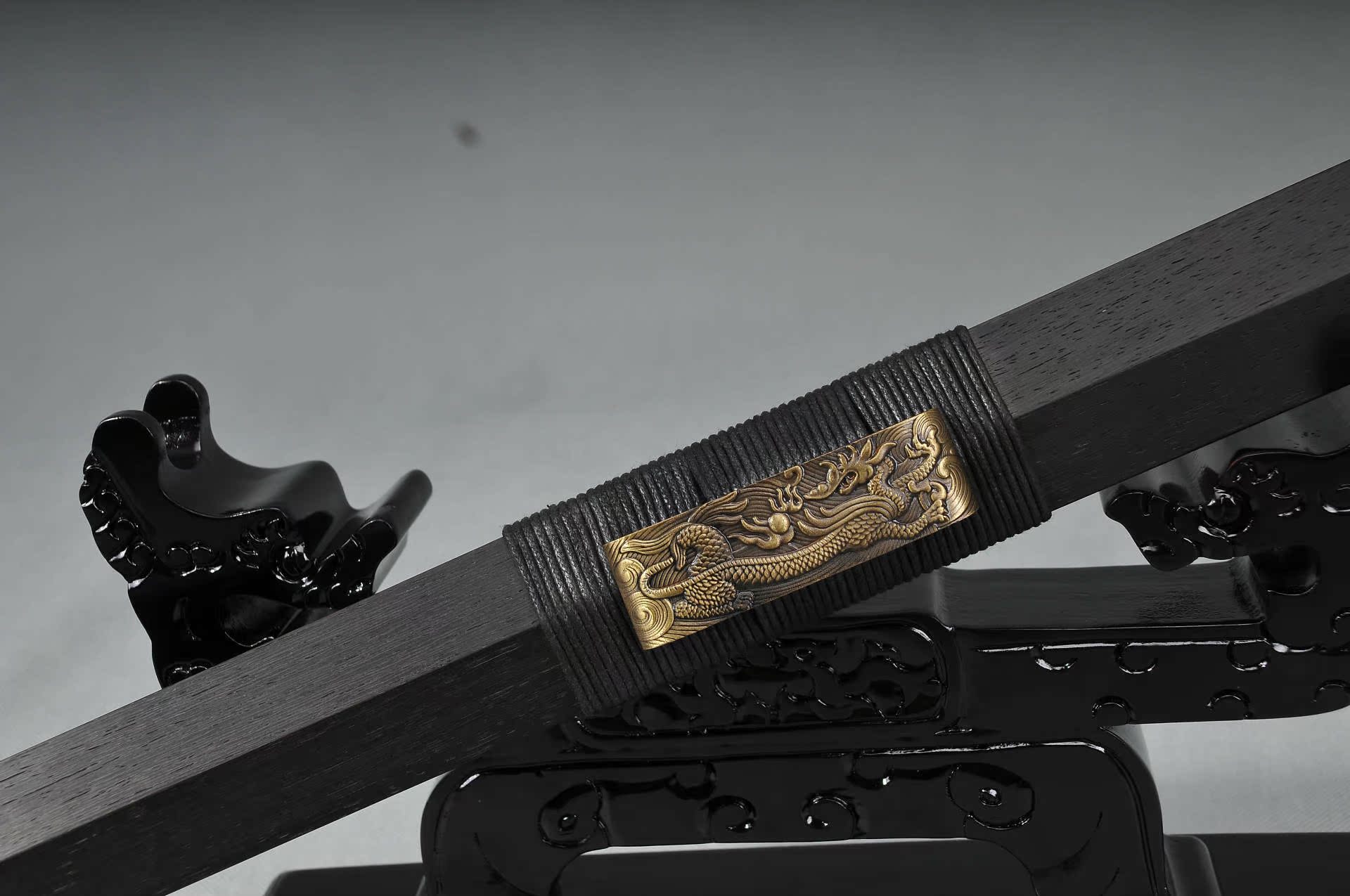 一件代发龙泉刀剑八面汉剑 花纹钢硬剑 镇宅送礼神兽长刀剑未开刃