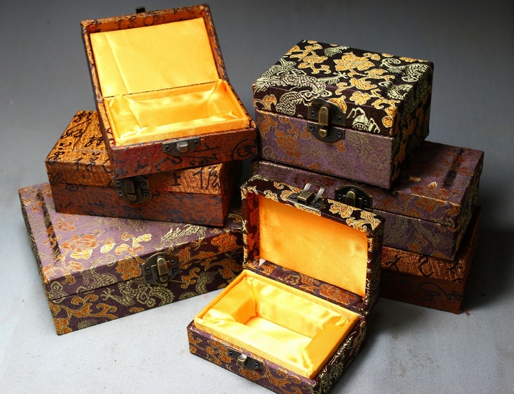 手工印章锦盒礼品盒把件盒子印石盒批发寿山石印章盒子礼品包装盒