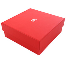 实力工厂专业定做礼品包装盒大红色正方形礼盒定制通用天地盖纸盒