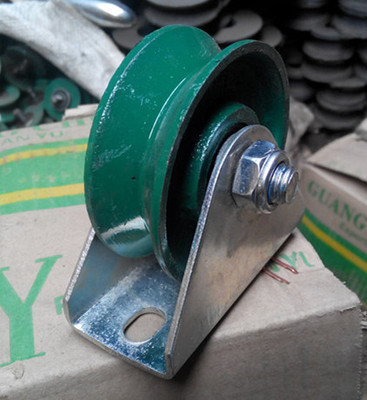 衡水厂家销售 轨道槽轮 大铁门滑轮 角铁滑轮