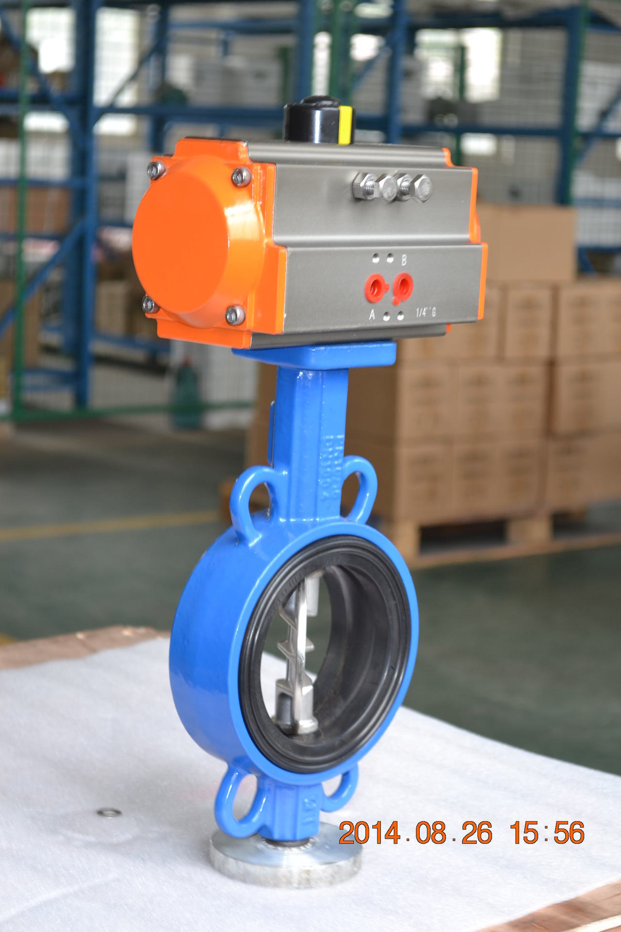 pov气动快开蝶阀 不锈钢 快装 软密封型