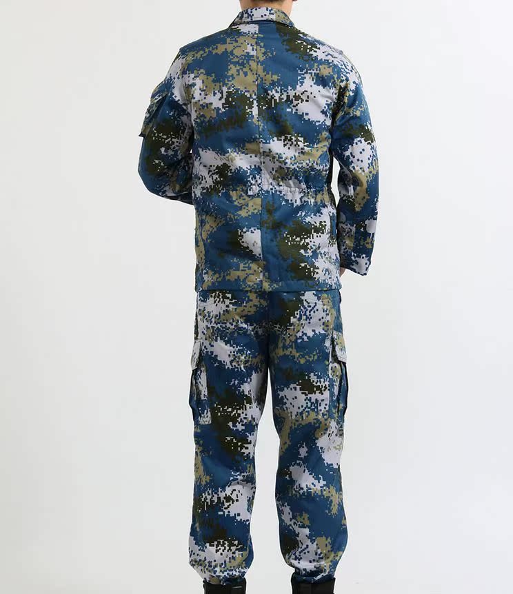 07海洋迷彩服户外迷彩服荒漠作训服数码迷彩训练服沙漠数码cs套装