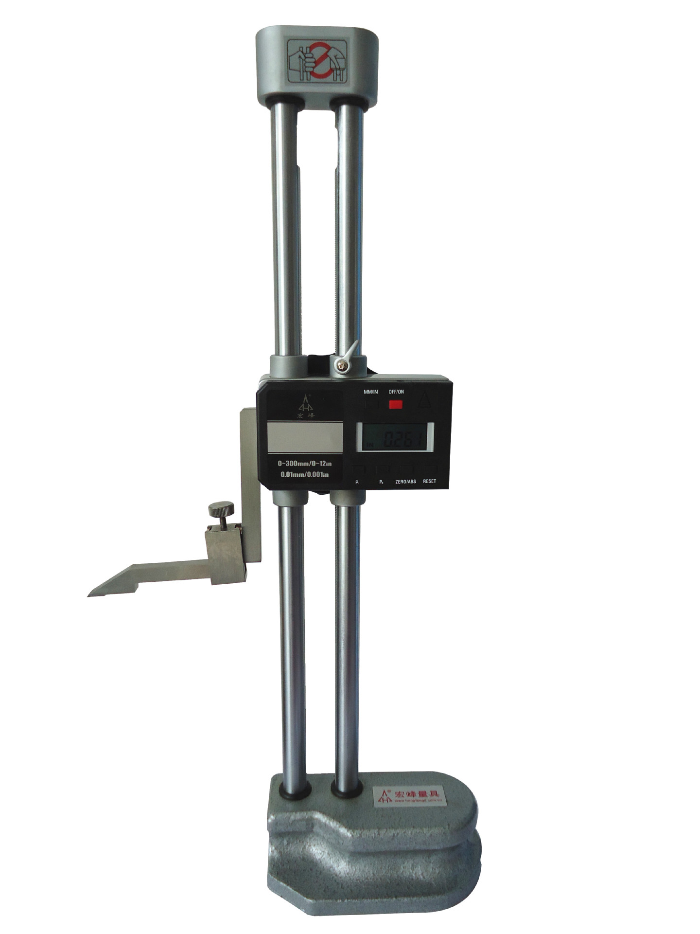 陕西宏峰 高度尺 双柱数显高度尺0-300mm*0.01 高度计【批发】