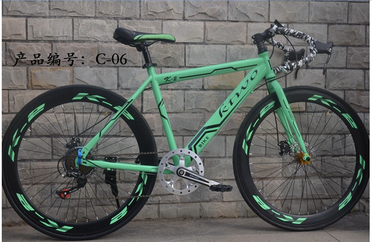 【商家力荐】供应品质保证 高碳钢26寸7速公路车 时尚公路车