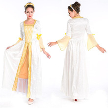 欧美游戏服欧洲复古宫廷服装贵族女王装万圣舞会公主洋装