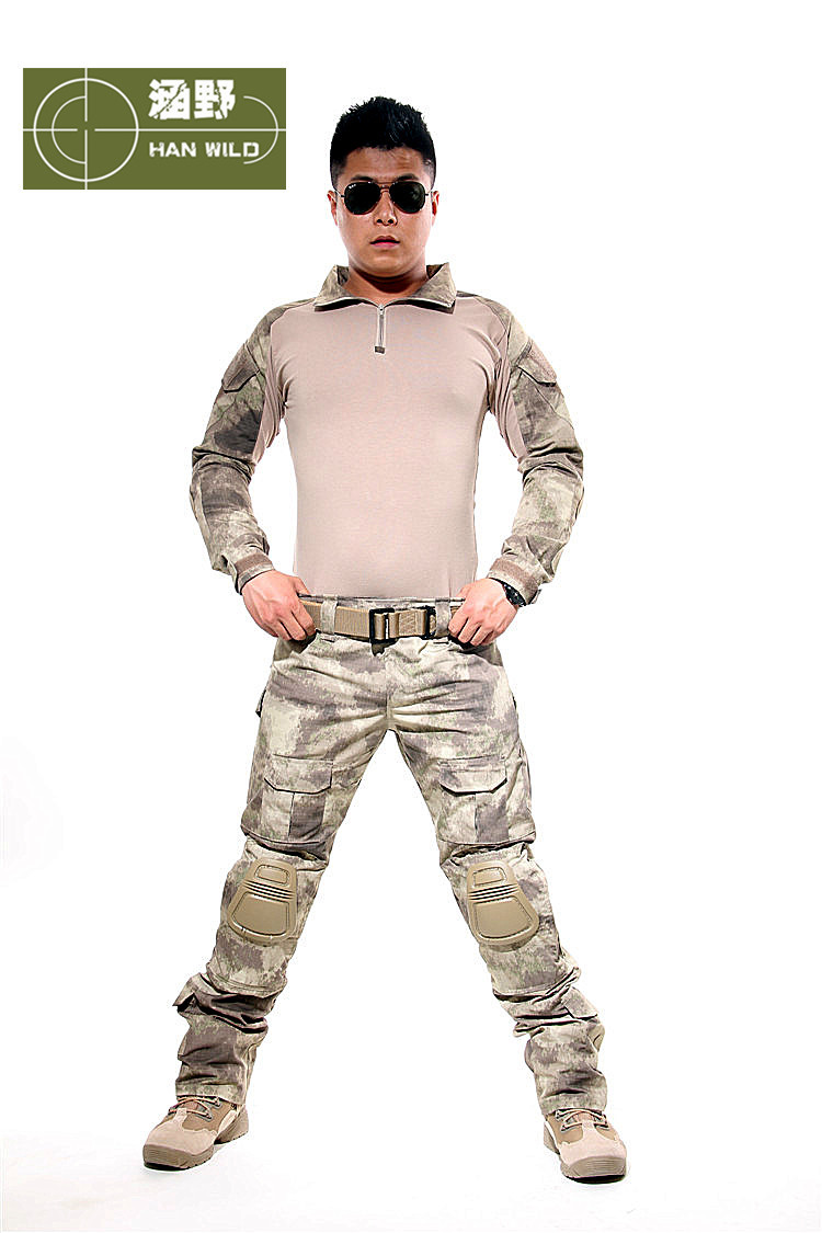 厂家生产批发cp训练服火凤凰acu美军青蛙服fg长袖蛙服套装配护具