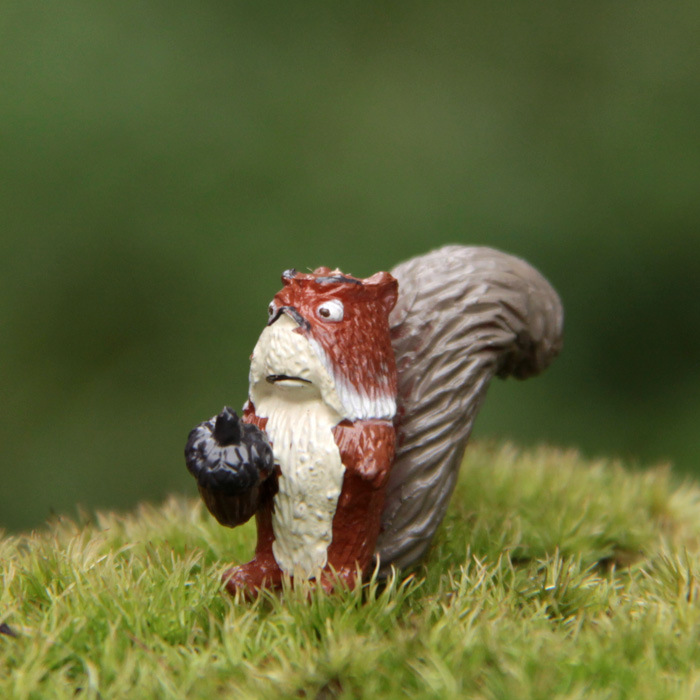 爆款日式杂货 冰河时代坚果松鼠diy材料微景观盆栽花插园艺饰物