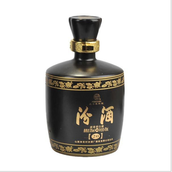 白酒批发53度20年金奖汾酒475ml清香型白酒二十年陈酿清香至尊