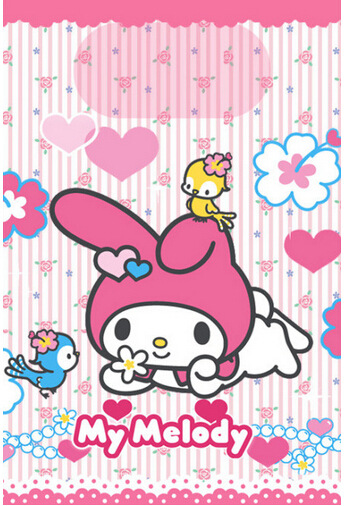 现货45cm外贸日单my melody 美乐蒂 经典款 毛绒抱枕 带布标