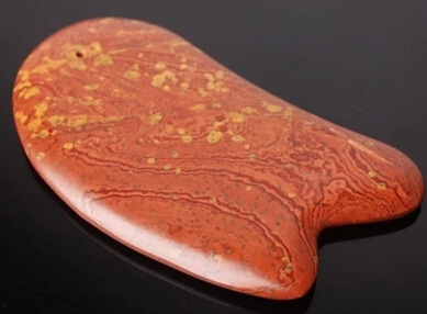 天然山东泗水富贵 红砭石 玄黄刮痧板良品批发面部