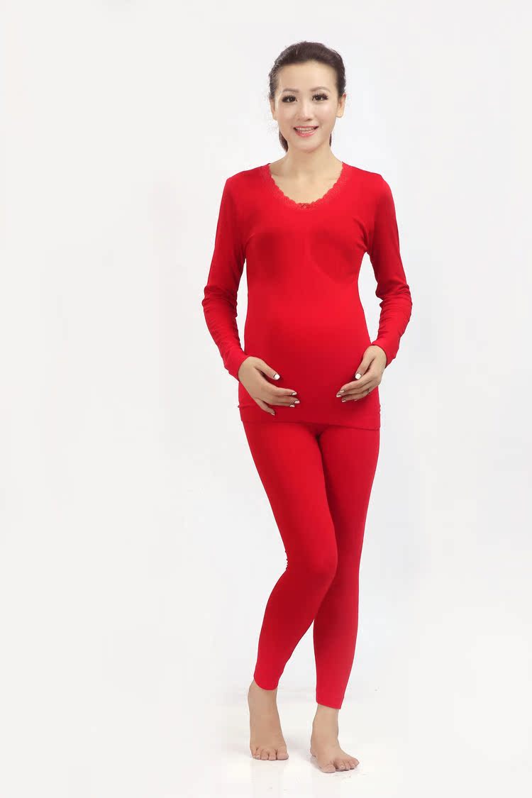 孕妇美体内衣孕妇套装超柔保暖内衣批发厂家