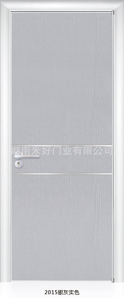 直销批发 质量保证2015银灰实色实木门 实木复合门 拼装门 拼接门