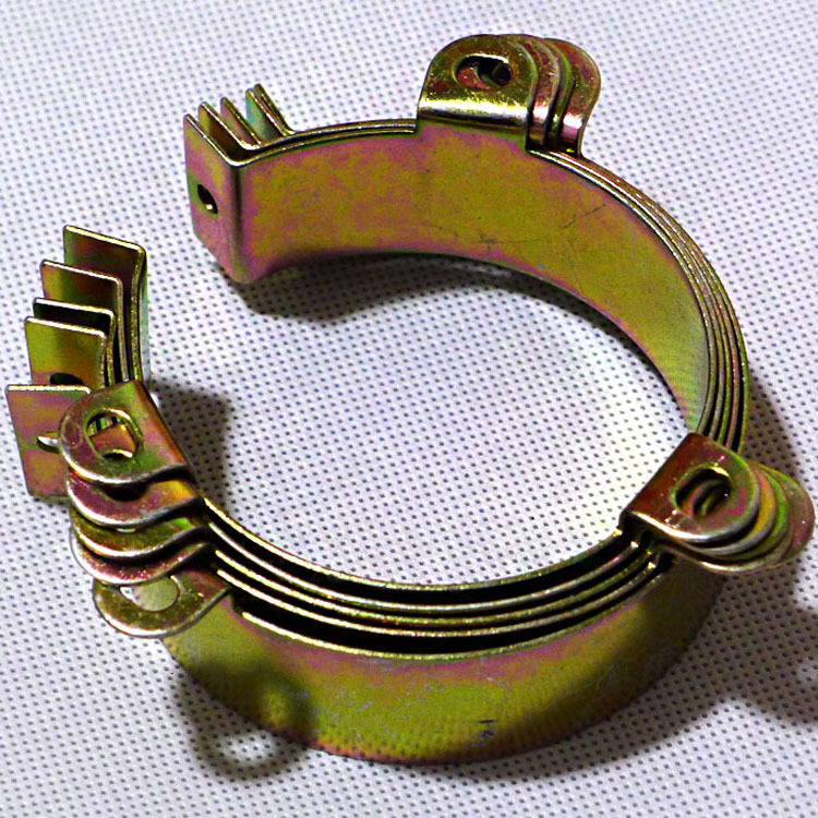 加厚型电容卡环 固定卡圈 三脚电容夹圈 Φ65铁圈 镀彩锌 非环保