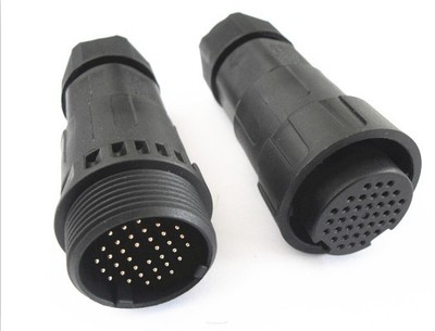 厂家 供应通讯设备 油田机械防水连接器 36芯 ip68防水公母接头