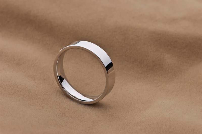 电镀白金戒指电镀pt戒指电镀铂金戒指 镀白金戒指 金银铜戒指定制