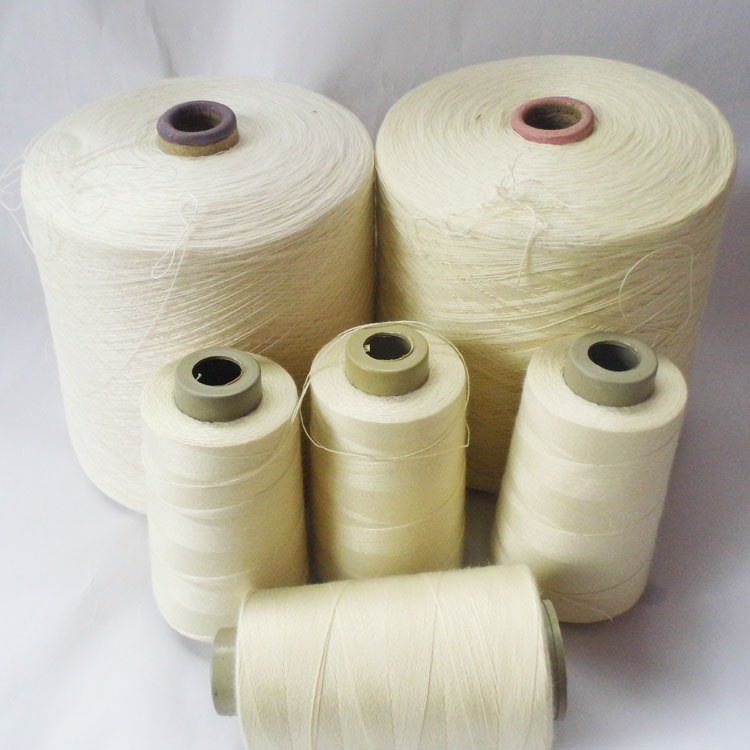 40s/3芳纶1313 柔软耐磨 永久阻燃芳纶纤维缝纫线 电缆填充材料