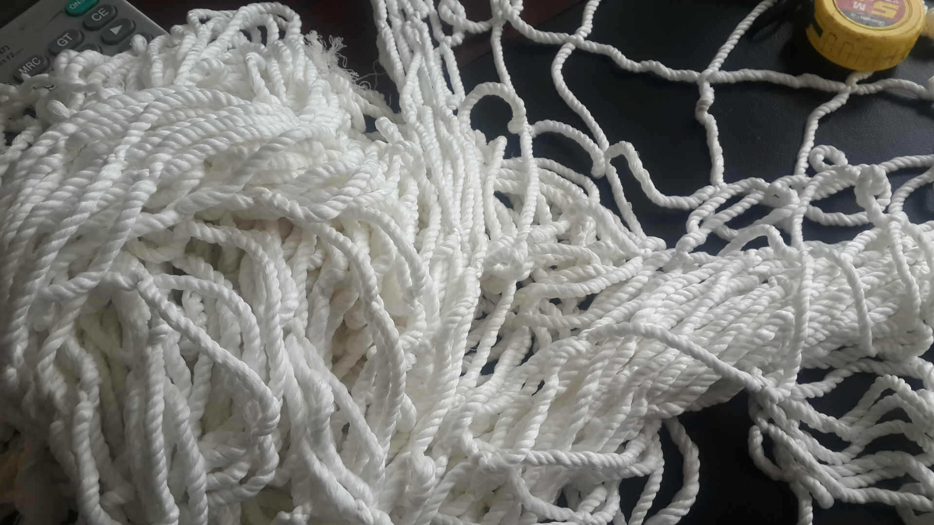 白色涤纶安全平网 涤纶大眼网 涤纶小眼网