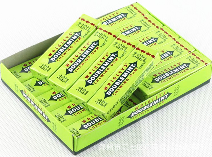 正品 箭牌 5片绿箭薄荷口香糖 超市食品