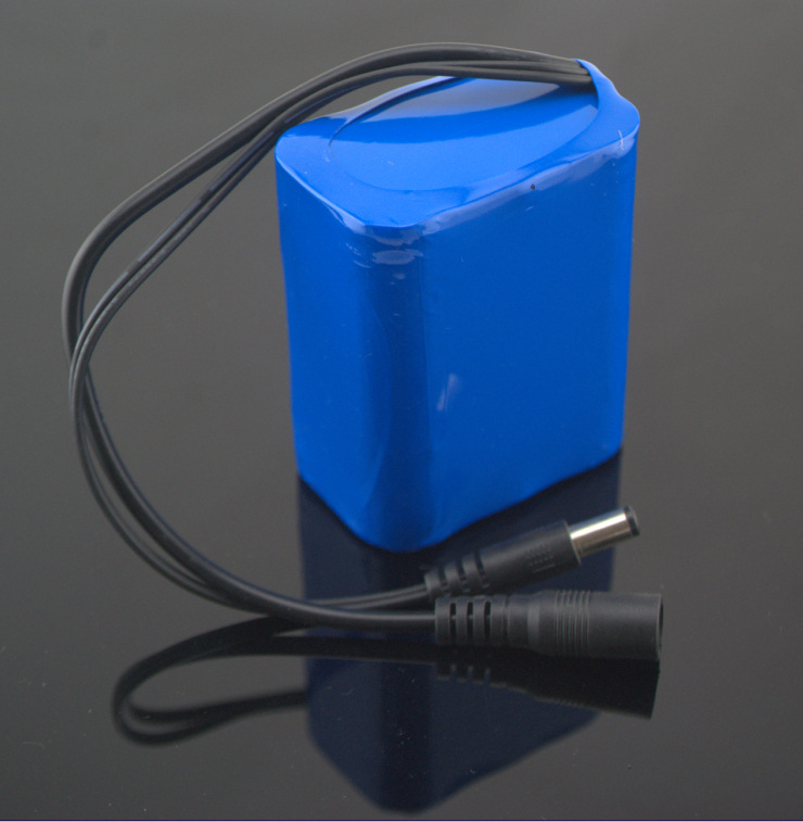 供应锂电池12v11.1v18650-4400mah 2并3串 灯条电池组