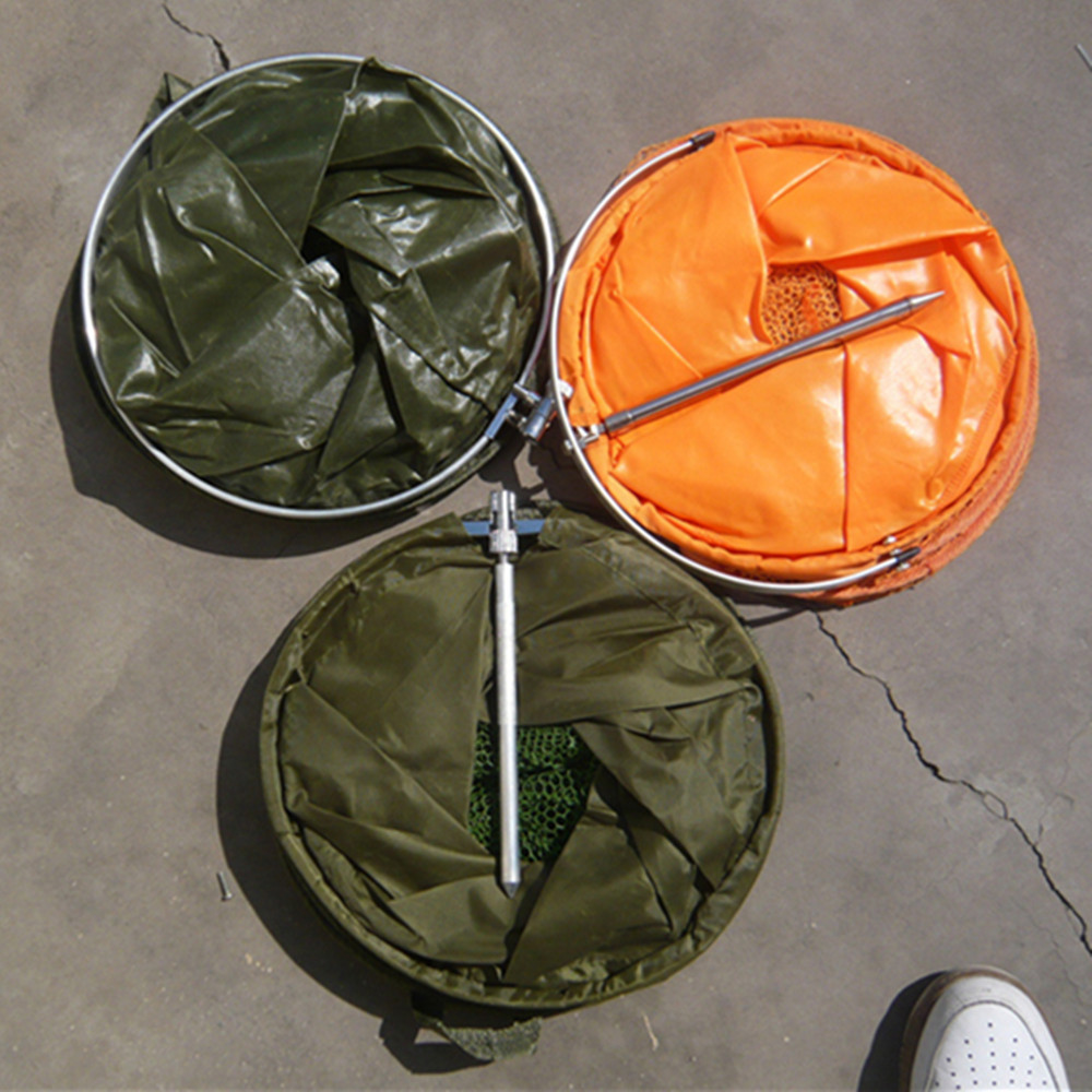 鑫凯渔具批发30绿色台钓鱼护涂胶万向长度16m鱼护包