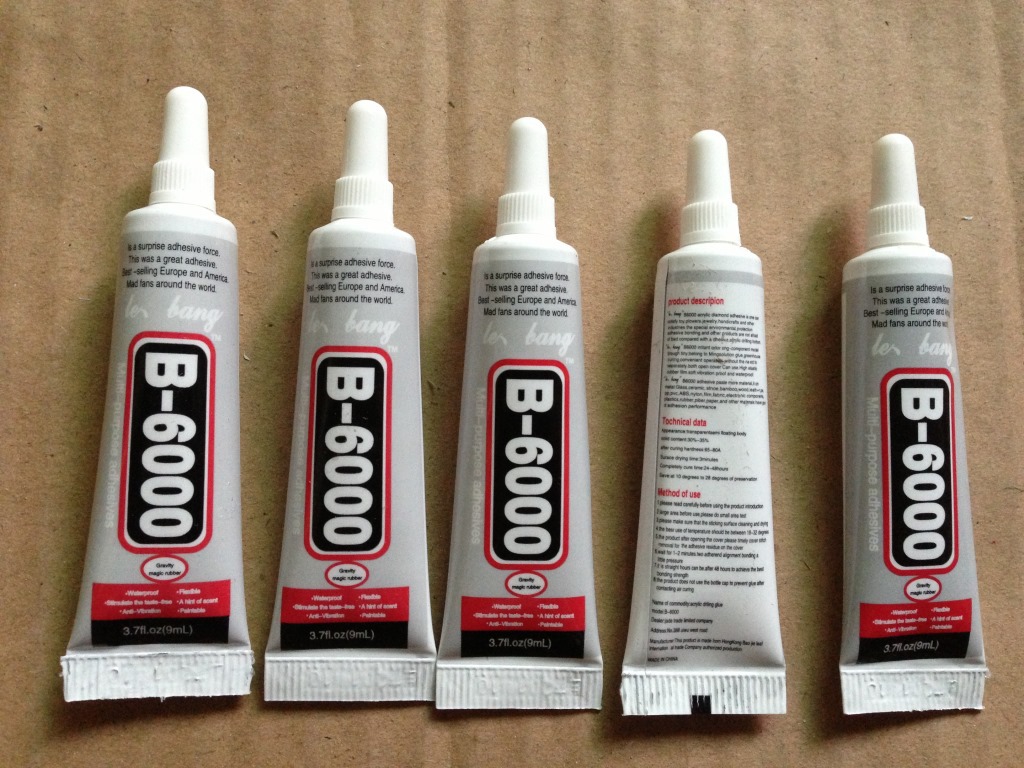 b-6000胶水 9ml 点钻胶 贴钻胶 饰品胶 带针头