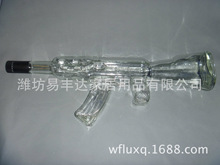 厂家直供 个性创意800ml玻璃酒瓶 AK47手枪形酒瓶