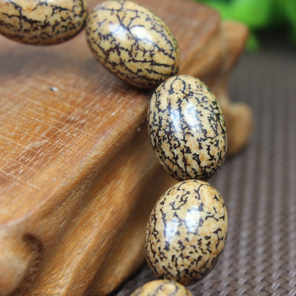 精工打磨大理子菩提 密瓜菩提 手串 11x15mm