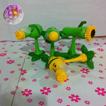 便携式手摇迷你风扇卡通风扇 植物大战僵尸