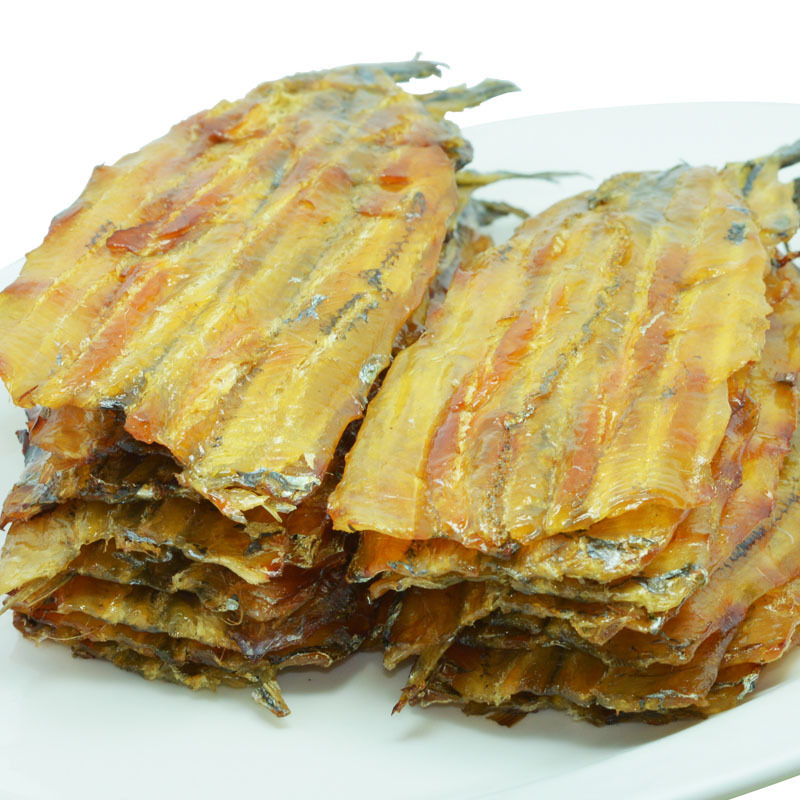 现烤马步鱼针鱼山东特产烤鱼片干海鲜零食