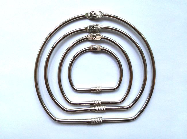 厂家直销金属螺丝扣装订圈活页卡圈书圈活动圈