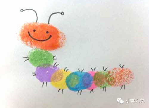 绘画艺术】用指尖讲出有趣故事——小学大象邀您欣赏:儿童创意手指画!