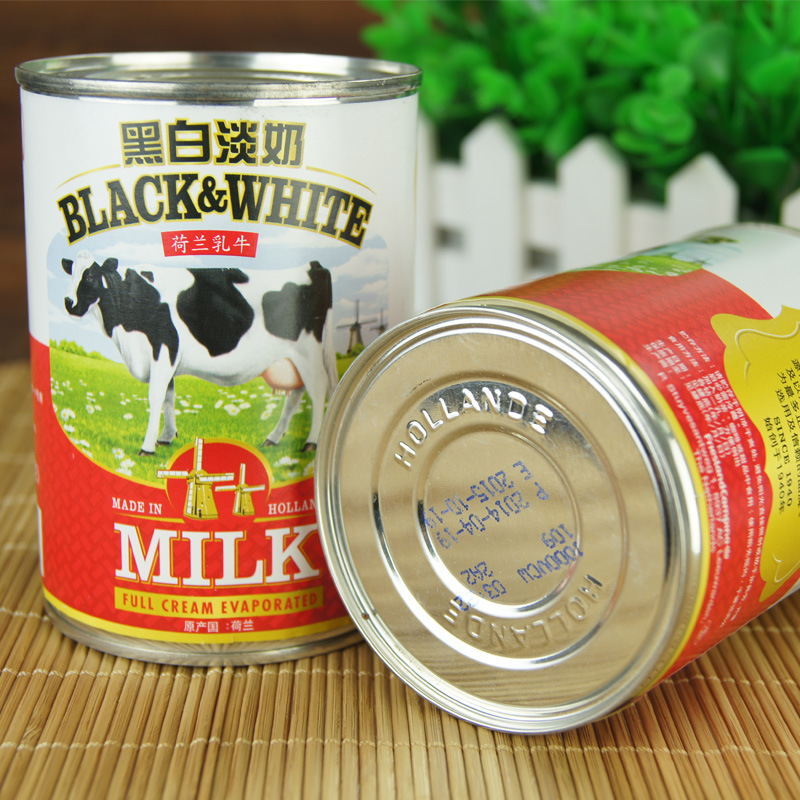 进口荷兰全脂黑白淡奶 黑白奶茶410g原装 - 中国食品饮料批发交易网