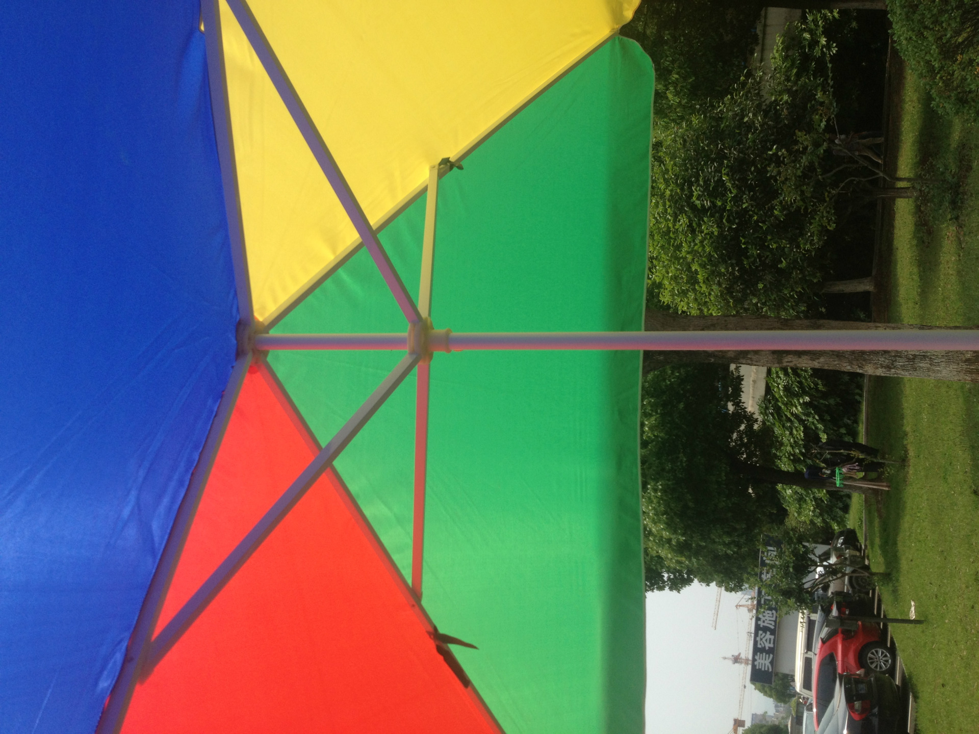 户外四方伞 方形遮阳伞 正方形大伞 方形太阳伞 方形沙滩伞