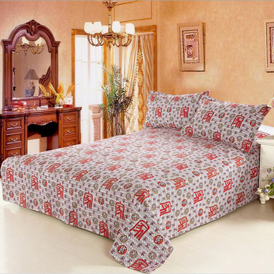 幸福鸟亚麻凉席三件套巴马毯亚麻四季席 竹纤维三件套会销礼品