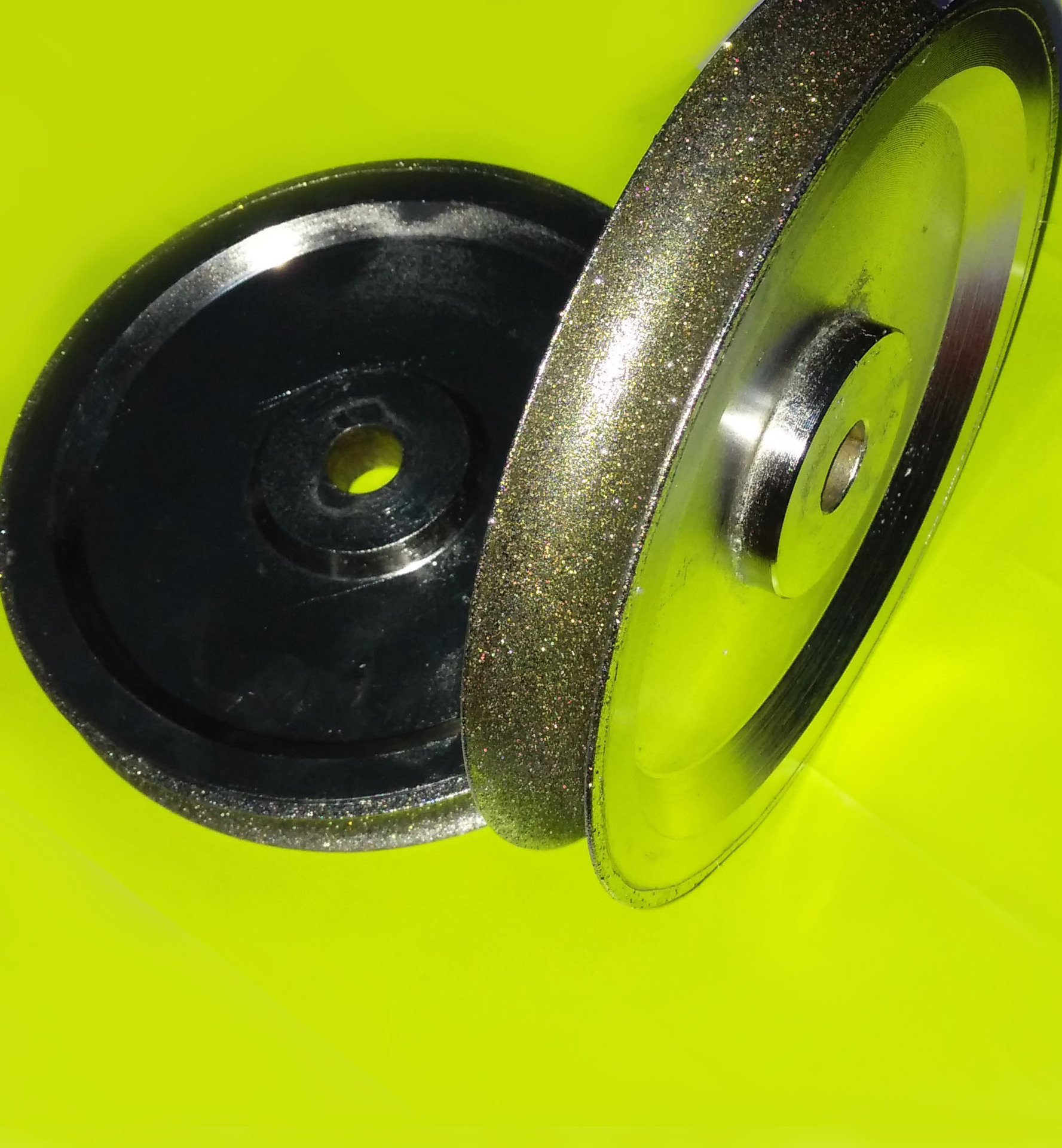 电镀r槽轮刚玉磨圆角砂轮打磨石材玉珠手镯