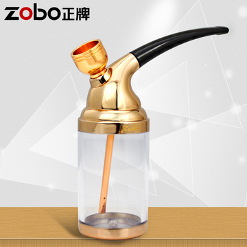 zobo正牌 烟具 水烟斗 zb-502 过滤水烟壶 双重过滤 循环型 精品