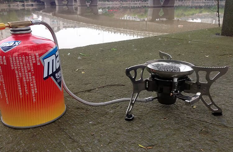 脉鲜户外韩国650g气罐 高山气罐 野营炉头扁罐 含气量450g丁烷气