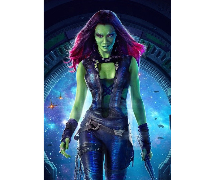 假发批发代理银河护卫队卡魔拉渐变紫色cosplay动漫假发复联4