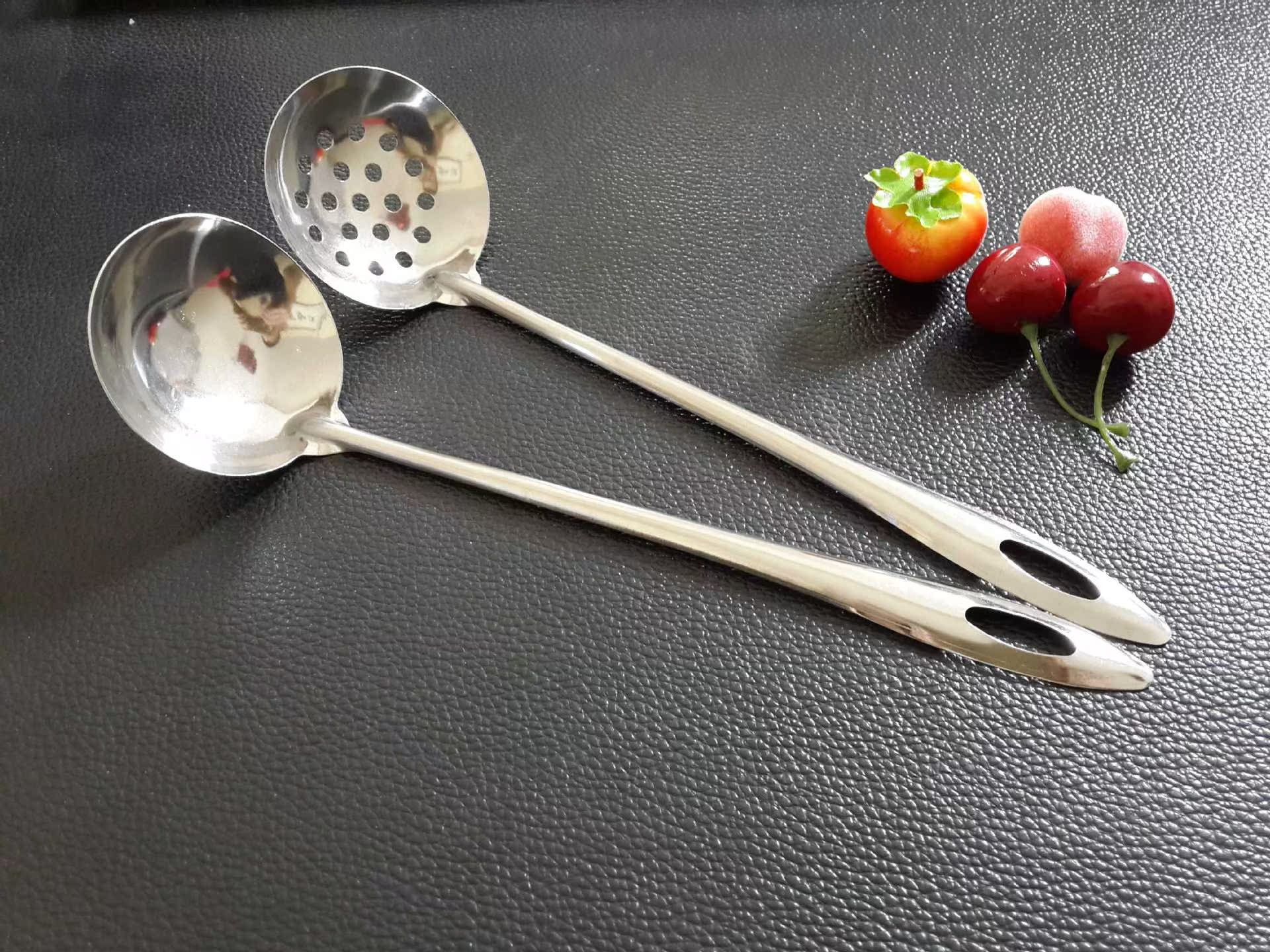 410不锈钢汤勺漏勺_2元店精品油勺油漏_淘宝热卖火锅勺