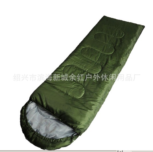 outdoor supplies outdoor camping sleeping bag spring lunch break camping envelope hooded sleeping bag wholesale